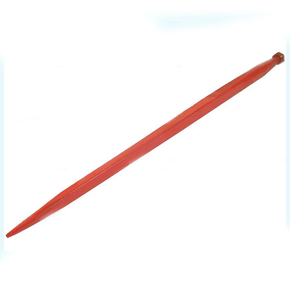 Straight 1100mm Shw Hay Bale Spear W Nut For Valpadana Kverneland