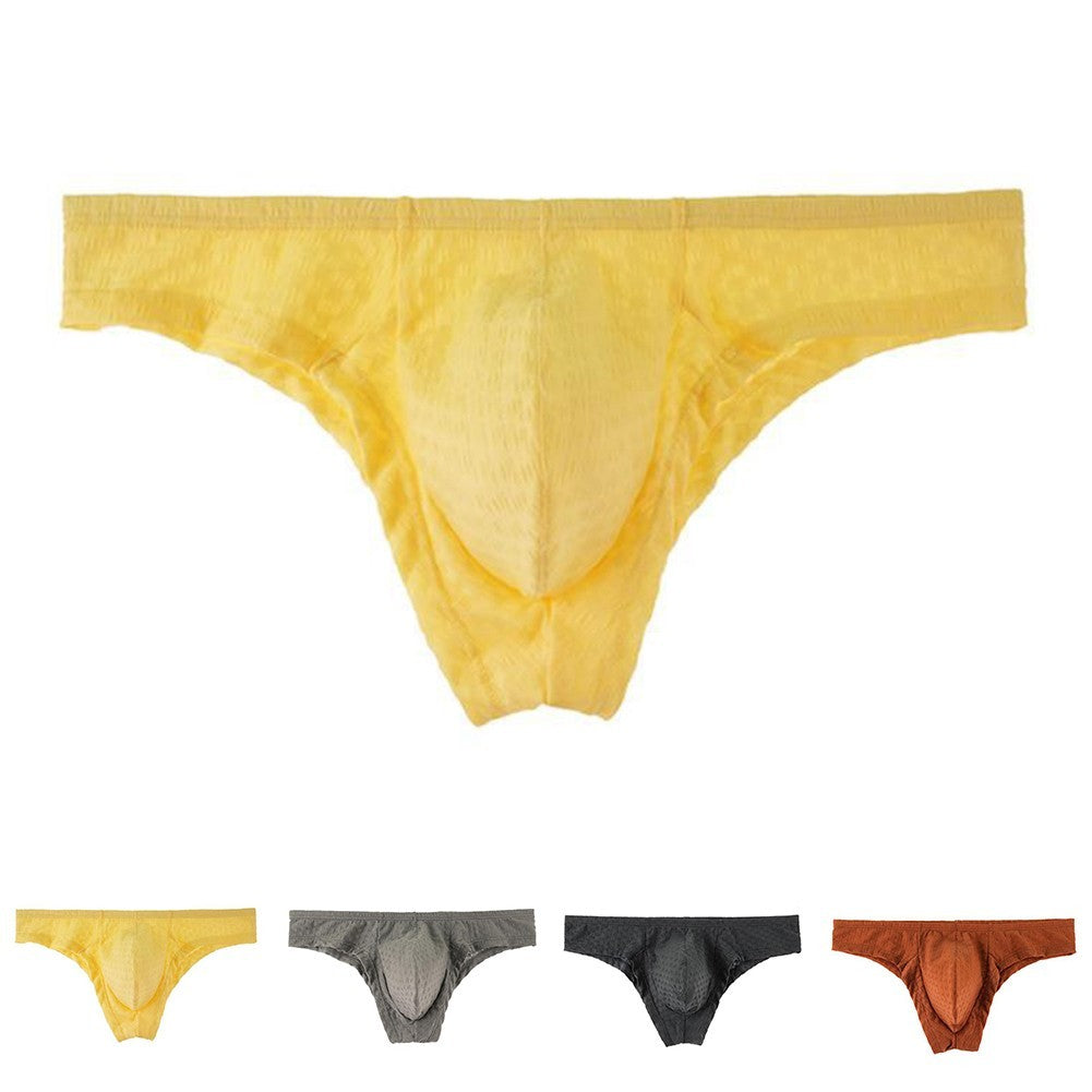 Men Mesh Briefs Bulge Pouch Design