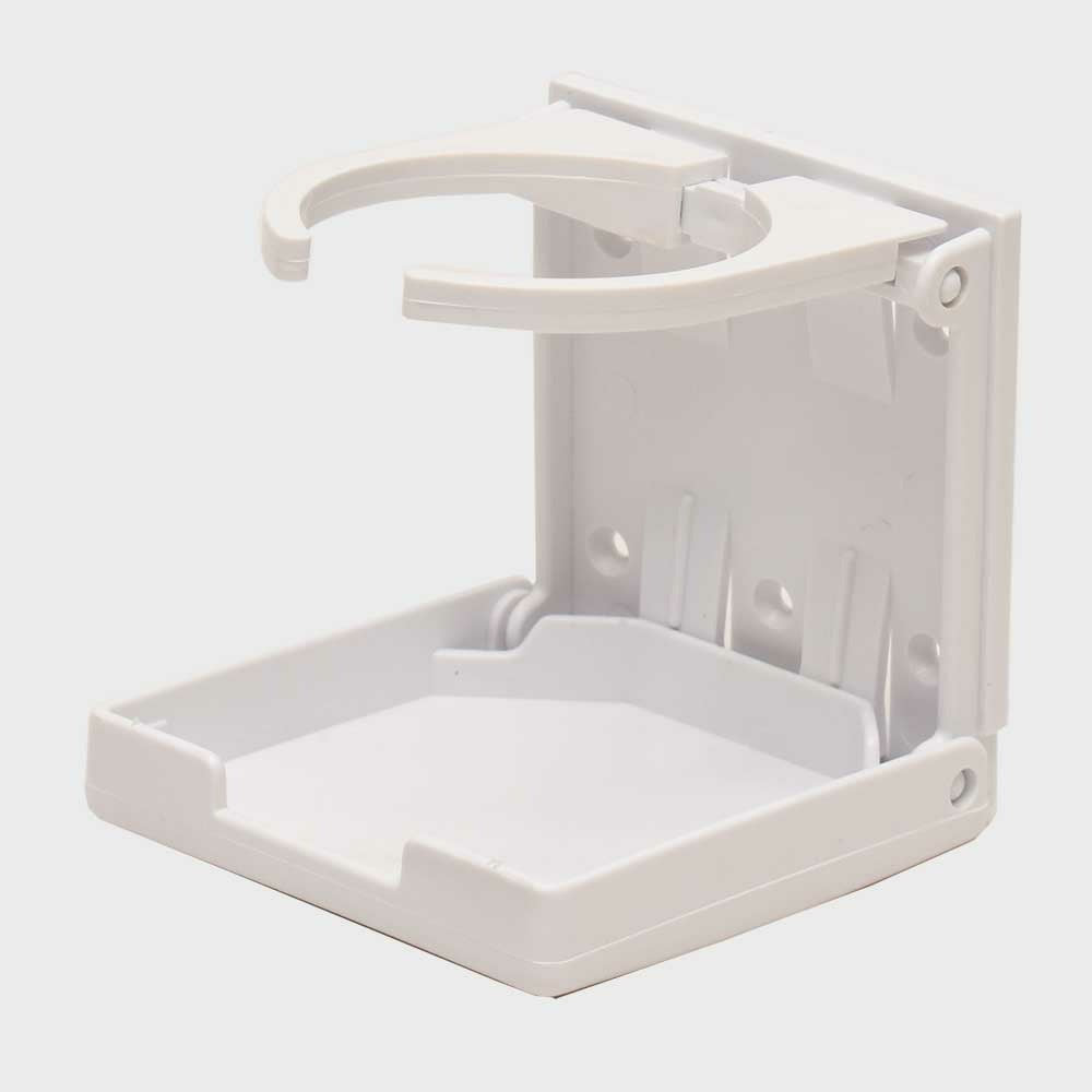 Basscat Boat Drink Holder Adjustable White Plastic by Basscat