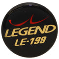 Legend Bass Boat Steering Wheel Decal LE-199 Black Gold by Legend