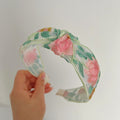 Girls Rose Headband Handmade Craftsmanship