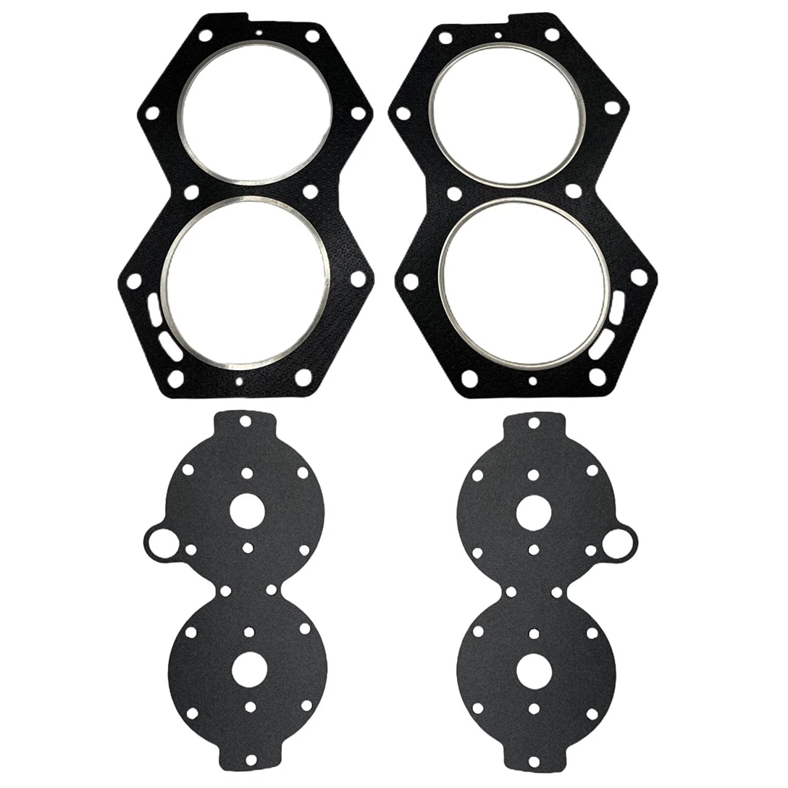 Water Jacket Cover & Cylinder Head Gasket for Johnson/Evinrude V4 85-140HP