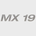 Crestliner Boat Model Decal 2350068 | Mx 19 Metallic Silver Sticker