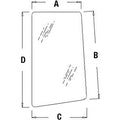 L78537 Side Glass Tiinted Left Hand Fits John Deere 6200 6300 6400