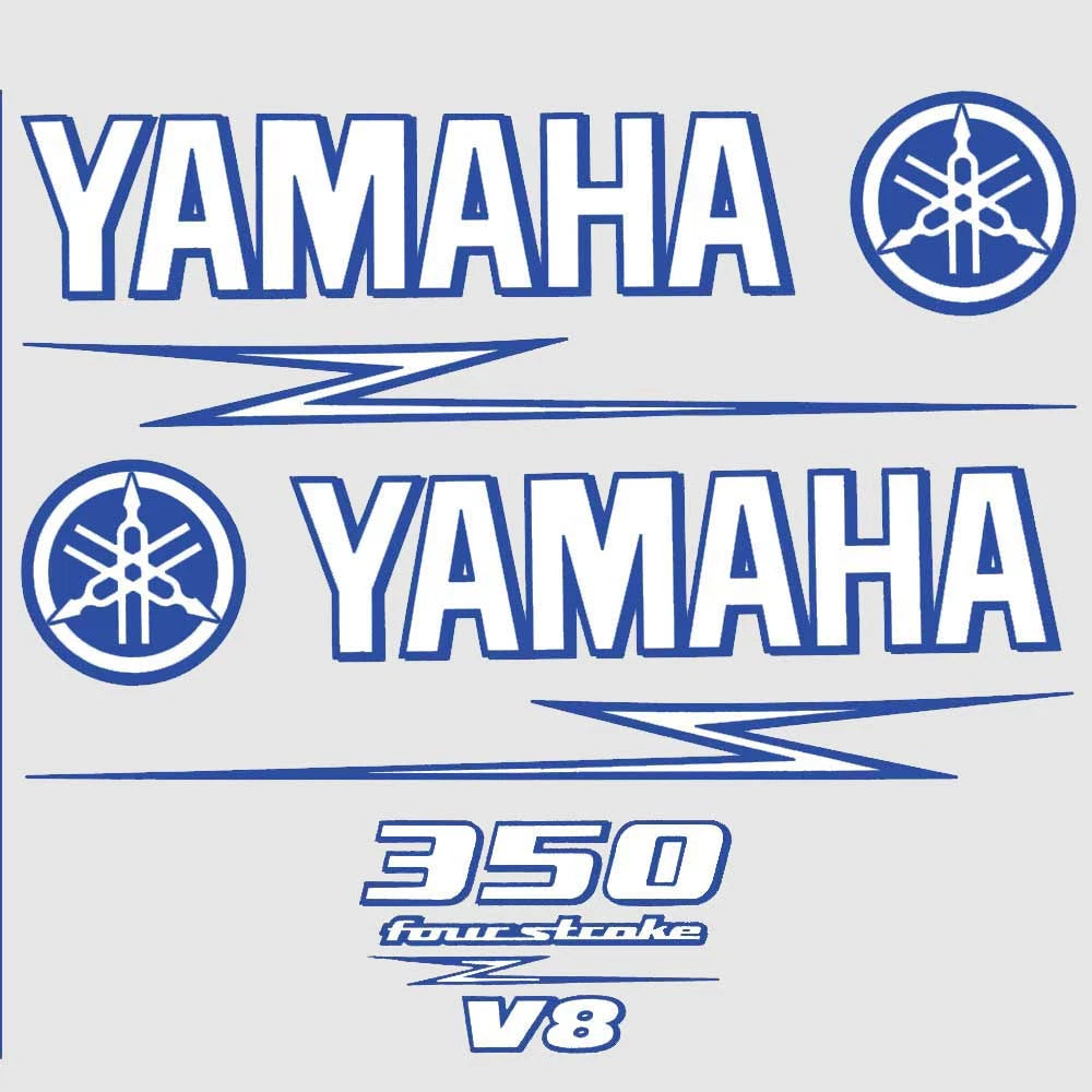 Yamaha Boat Cowling Decal U30920-12 | 350 Hp Four Stroke V8 Blue (Kit)