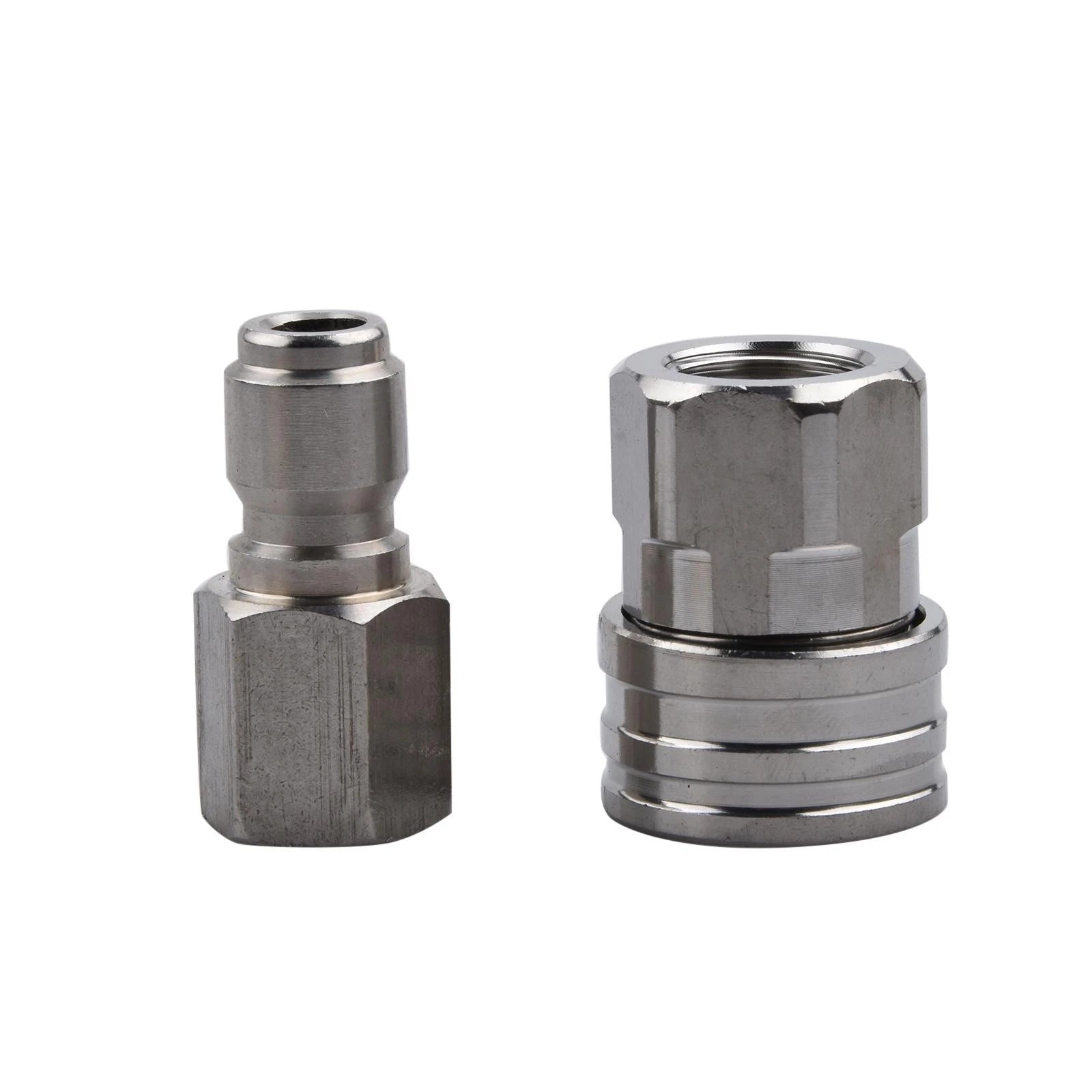 Set Pressure Washer Adapter Swivel To 3/8 Inch Quick Connect