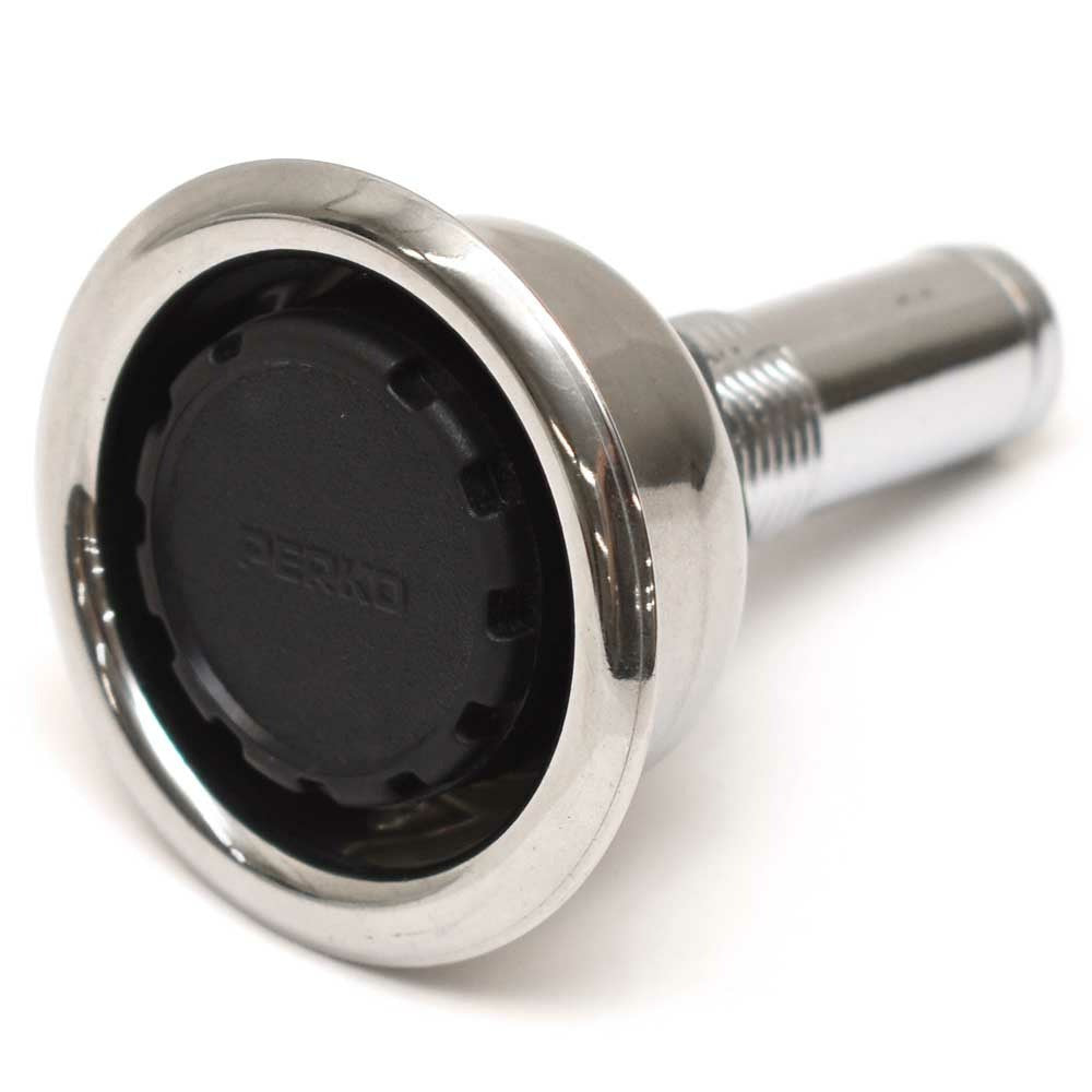 Straight Tank Vent Perko 0597DP4BLK Stainless Black by Perko