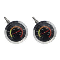 Smoker Barbecue Thermometer 2 Pack Temperature Gauge 50f To 800f Dial