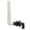 Boat 90 Degree Overflow Drain Tube | 8 Inch Marine Grade PlasticOpens 