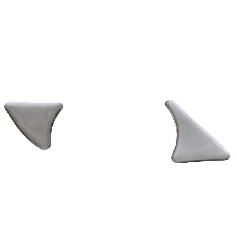 Hydra Sport Boat Tweeter Grill Decal Left Silver by Hydra Sport