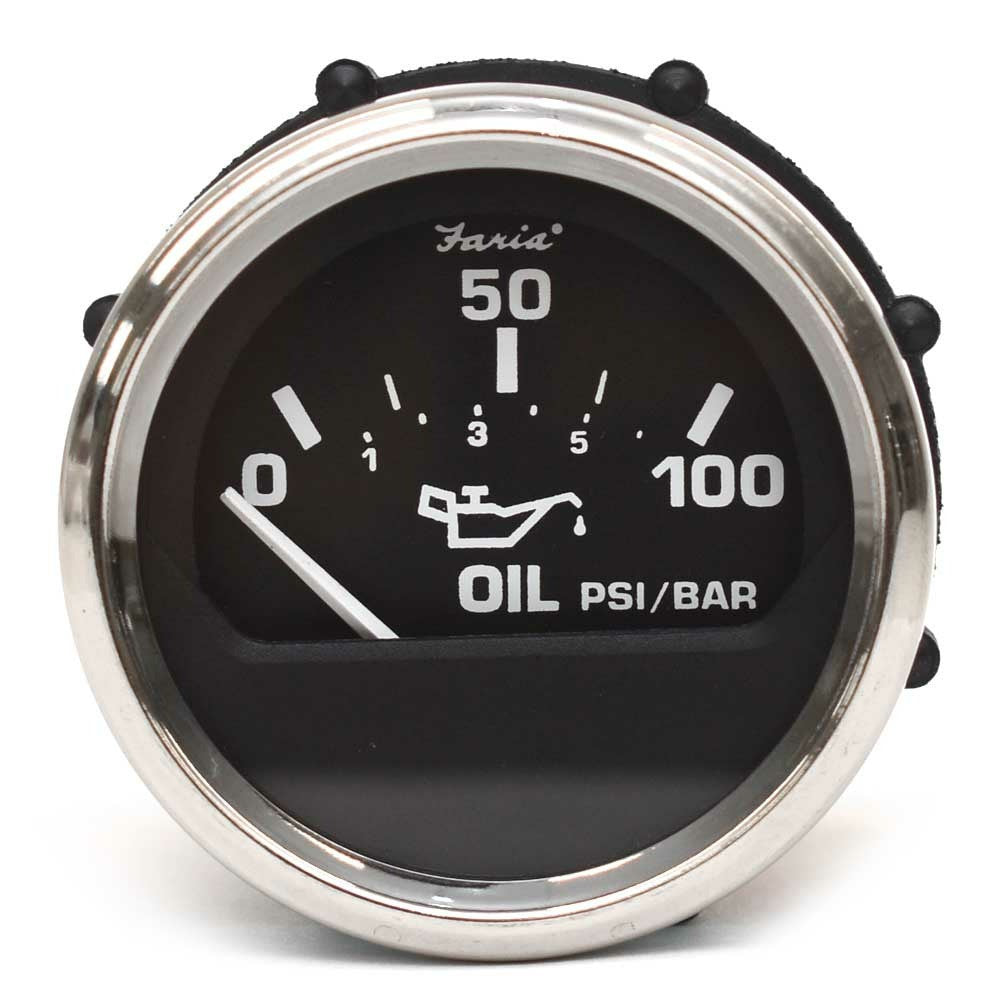 Oil Pressure Gauge Faria Beede Boat by Faria Beede