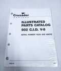 Crusader Engines Tecm544, Illustrated Catalog 502 C.i.d. V-8 (Sealed)