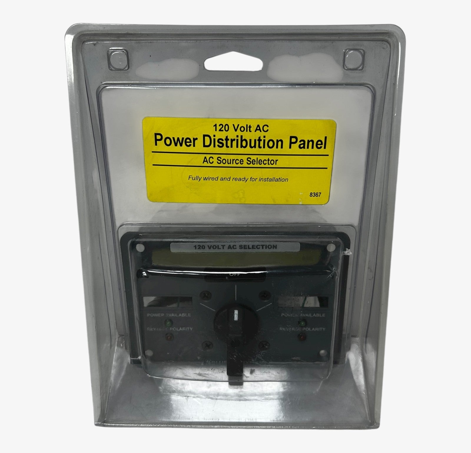 Blue Sea Systems 8367, Ac Power Distribution Source Selector Panel