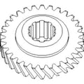 70225413 3rd Main Gear Shaft Fits Allis Chalmers Tractor Ca D10 D12