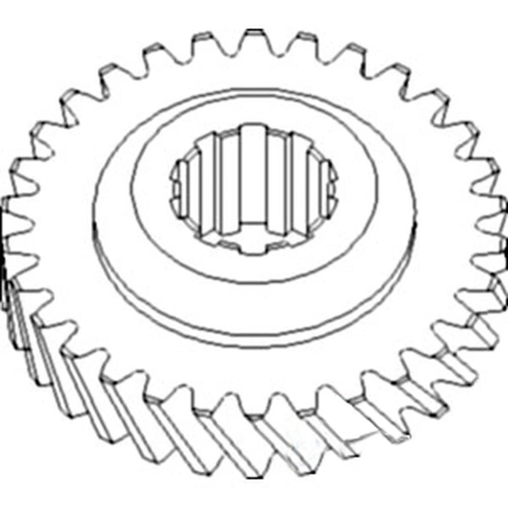 70225413 3rd Main Gear Shaft Fits Allis Chalmers Tractor Ca D10 D12