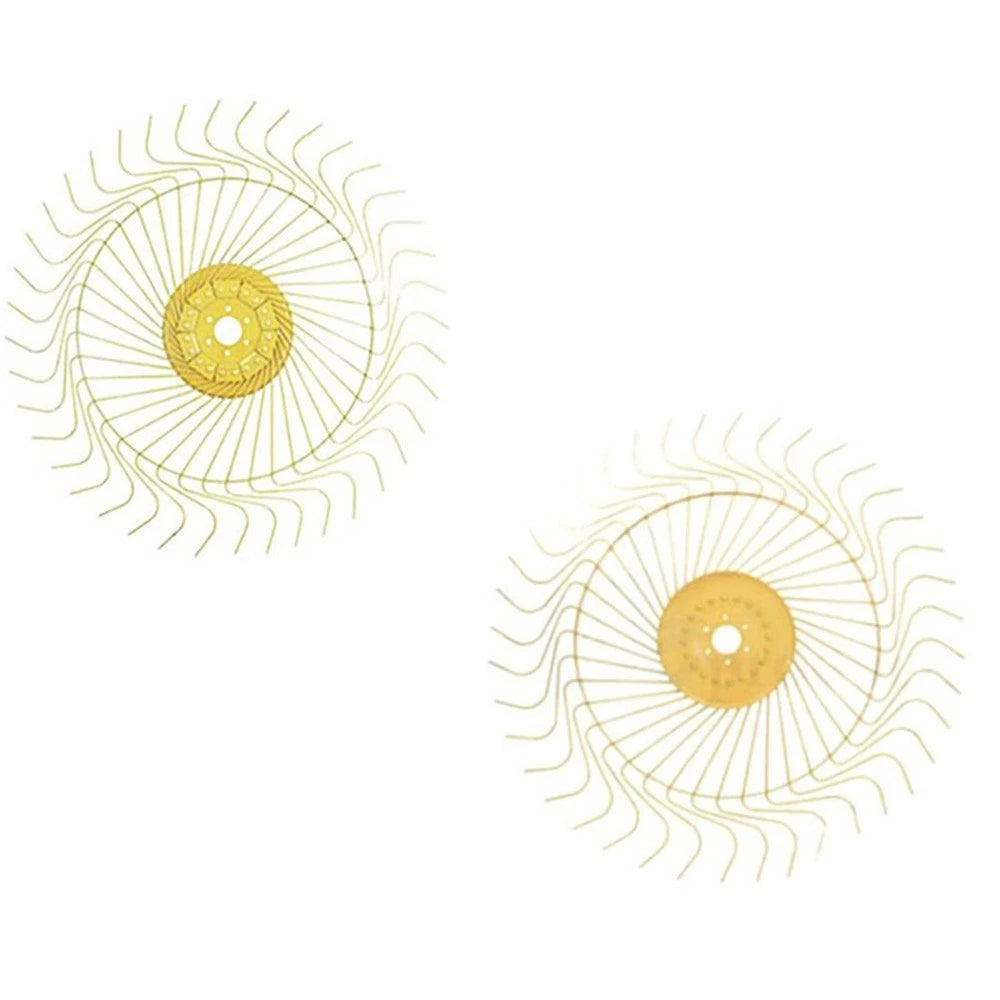 Left P20bg004 & Right P20bg003 Rake Wheel Set Fits Tonutti Fits Gehl