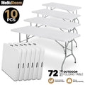 10 Pack 6 FT Folding Tables