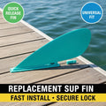 Body Glove Aqua Blue Removable Center Fin by Body Glove
