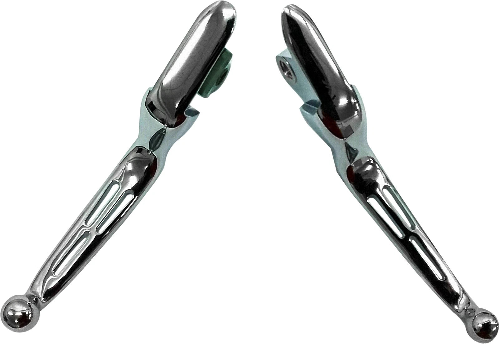 Harddrive Chrome Brake & Clutch Levers - Fits Harley Softail 2015-2017