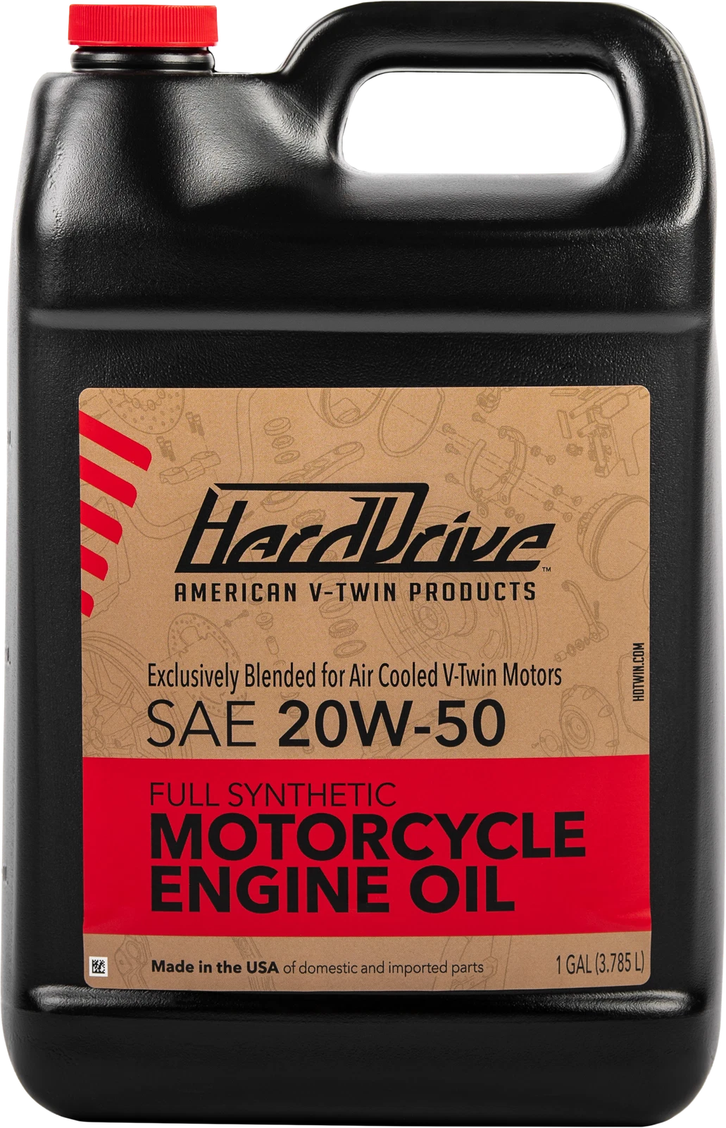 Harddrive Full Synthetic V-twin Engine Oil 20W-50 For Harley Davidson