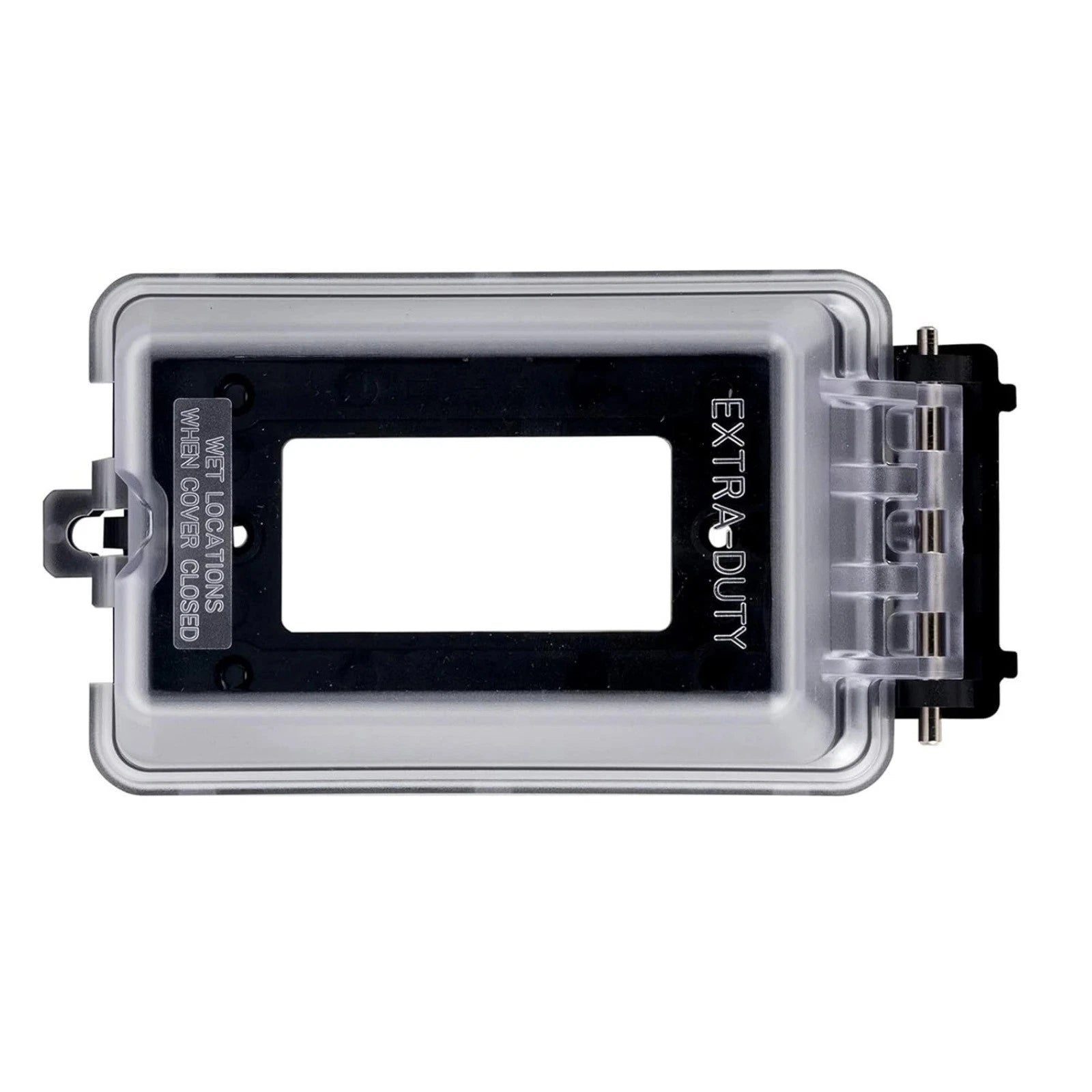 Weatherproof Outlet Box Cover Single Gang Outdoor With Clear