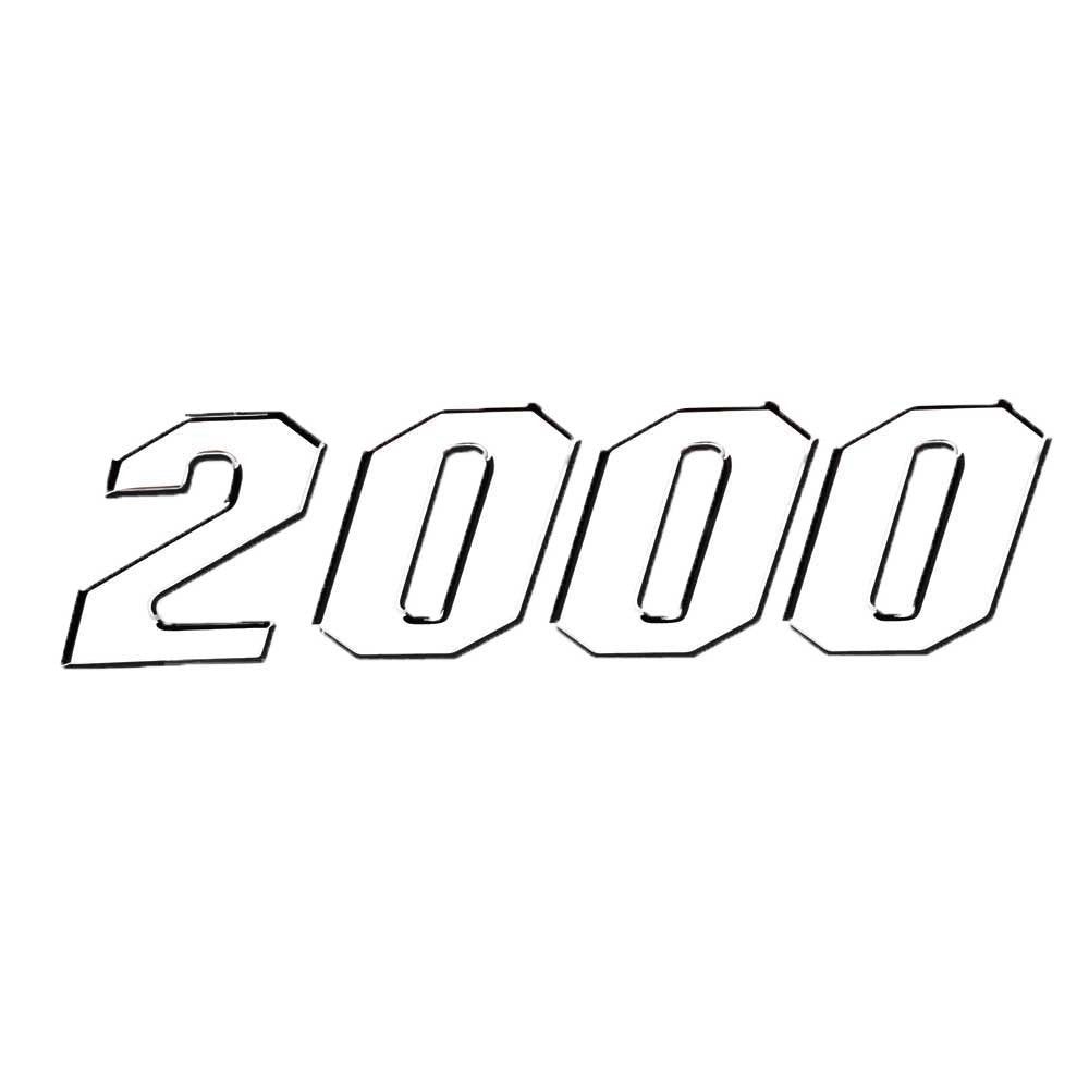 Maverick Boat Raised Decal 590541 | 2000 Silver Mirror 8 3/4 InchOpens