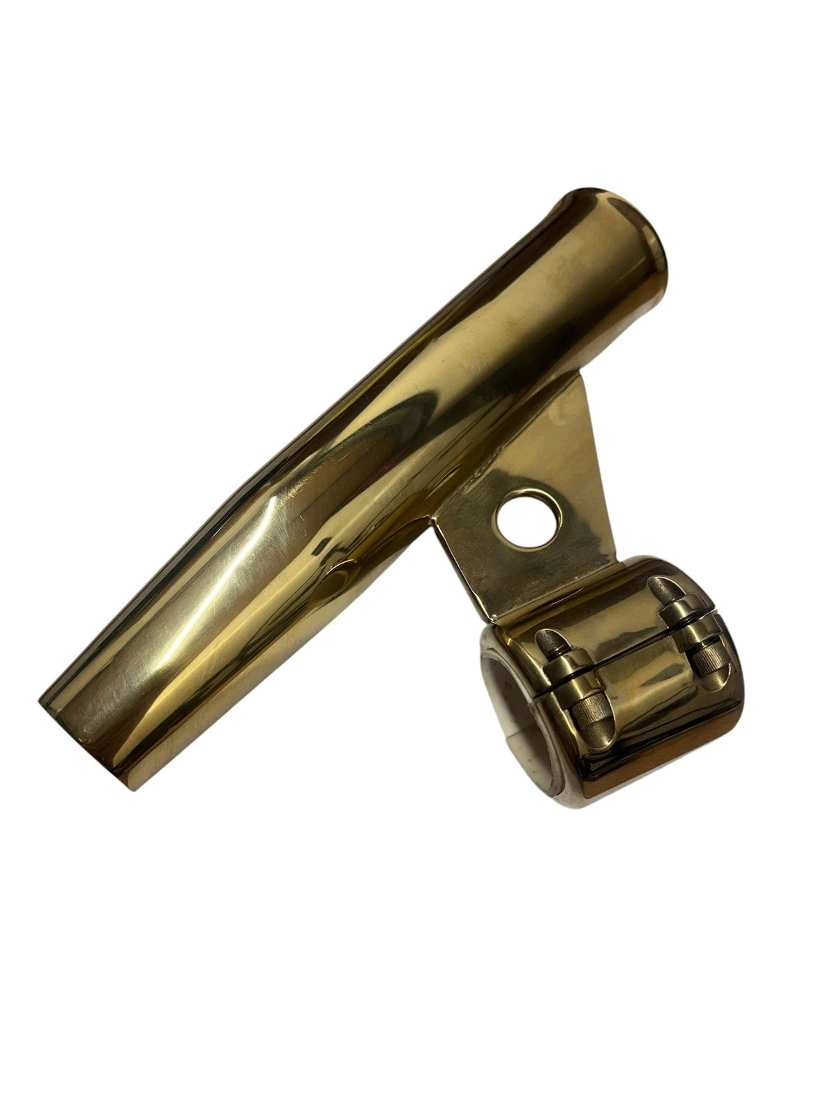 Tigress Gold Stainless Steel Rod Holder For 1 In 3/4 Od Pipe Fixed