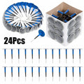 Car Accessories Patch 24 Pcs/1 Set Blue High Temperature Metal