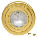 Boat Overhead Light Rinker Brass 3 1/2 Inch by ITC Marine