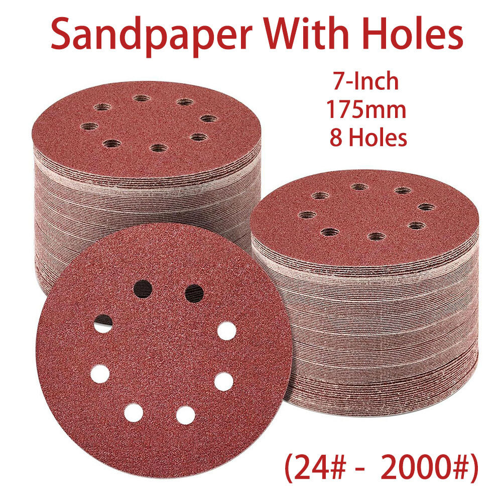 Sanding Discs 175mm Grit 40-240