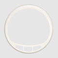 VDO Boat Gauge Bezel 3 Inch White Plastic by VDO