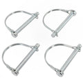 4x M8*70mm Trailer Coupler Hitch Pin Lock D-shape Heavy Duty Towing