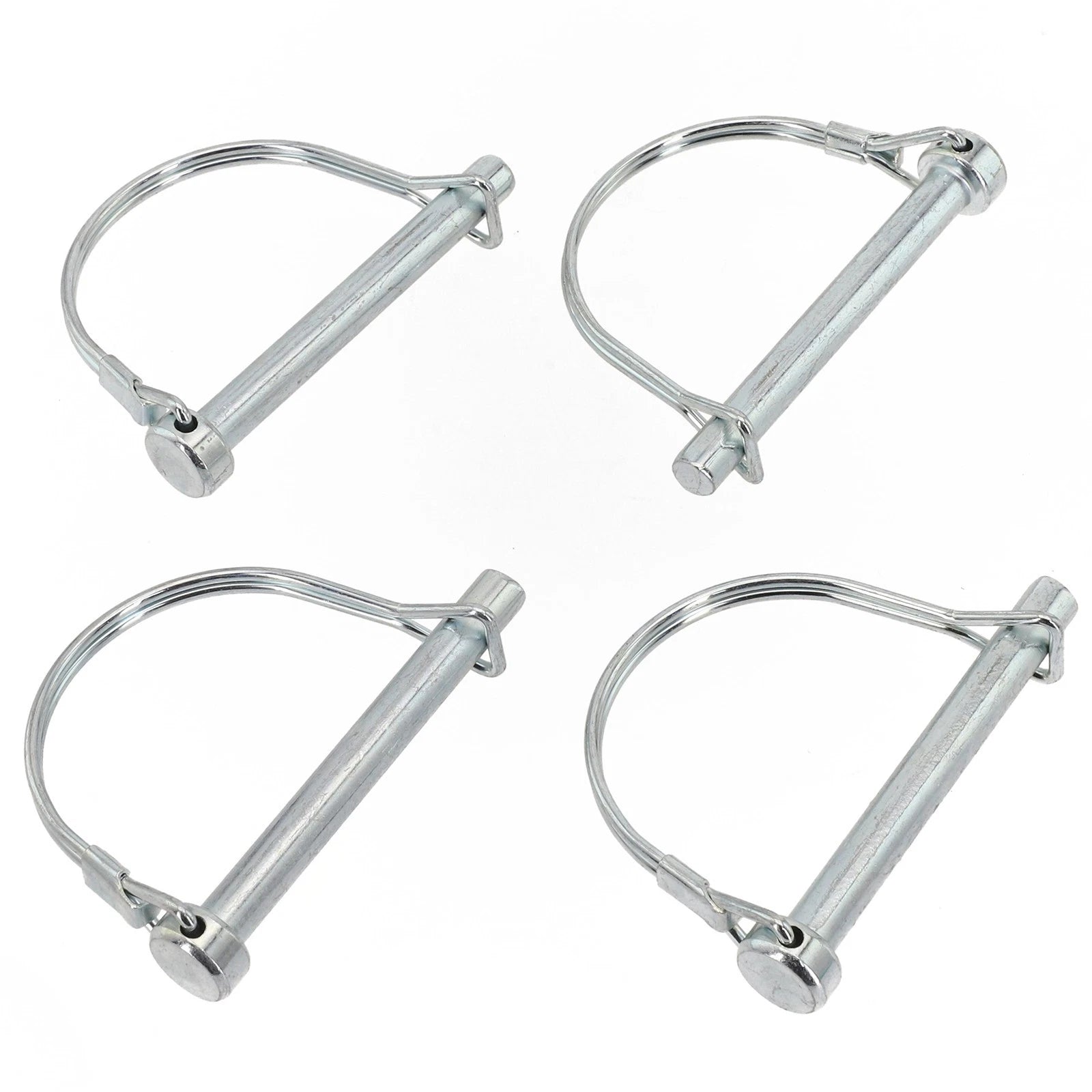 4x M8*70mm Trailer Coupler Hitch Pin Lock D-shape Heavy Duty Towing