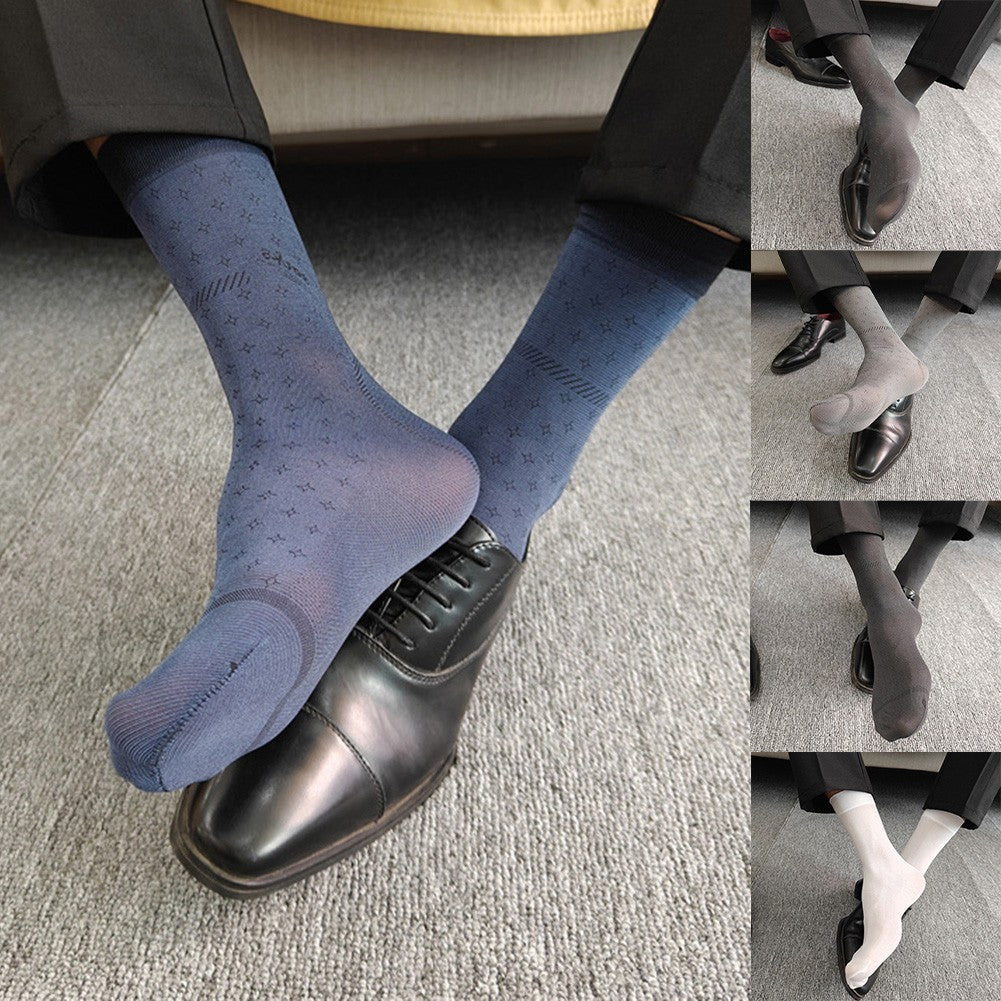 Lightweight Sheer Dress Socks 20% Spandex