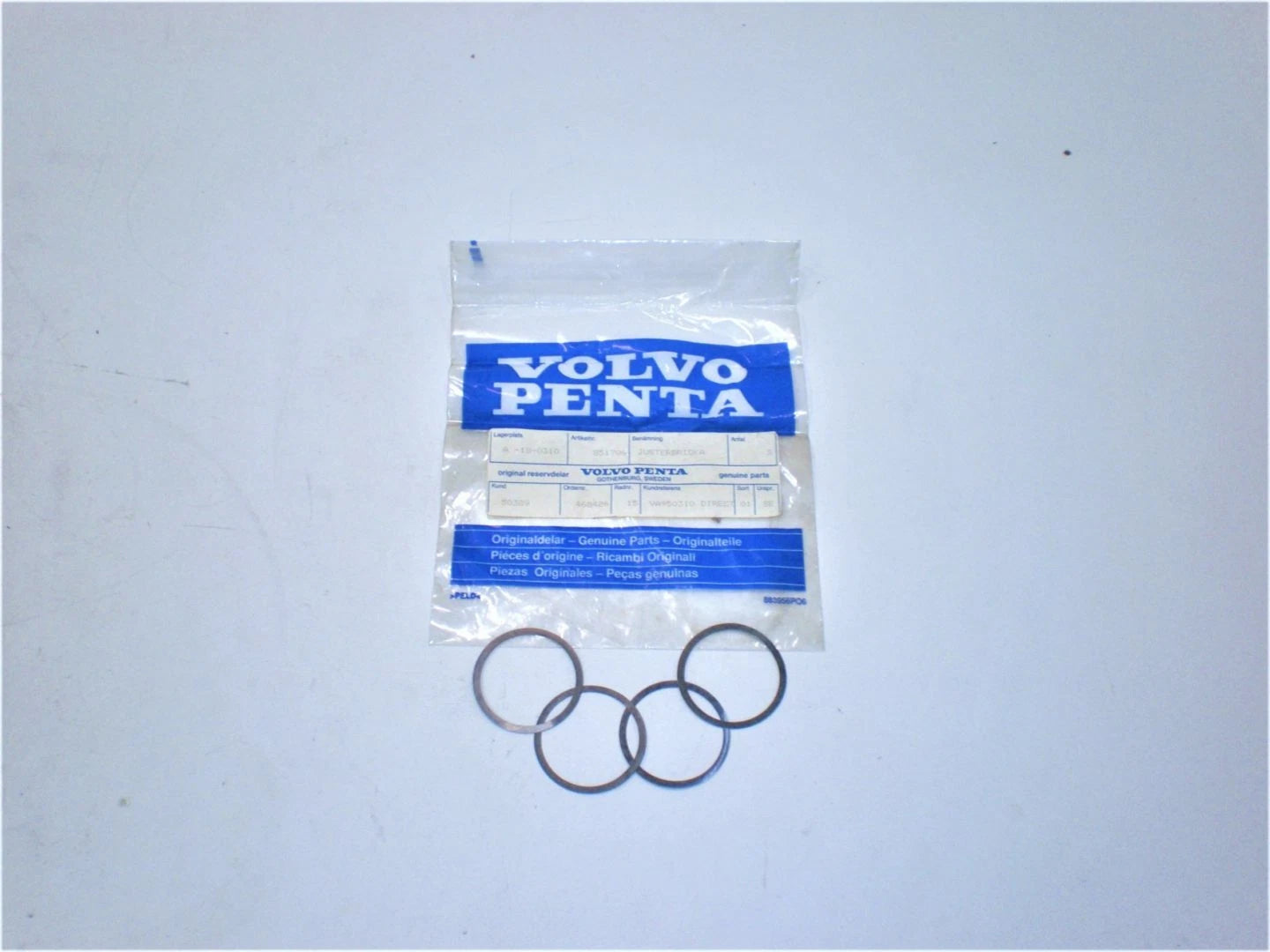 Volvo Penta 851706 *Qty 4* Marine Diesel Motor Adjusting Washer *For