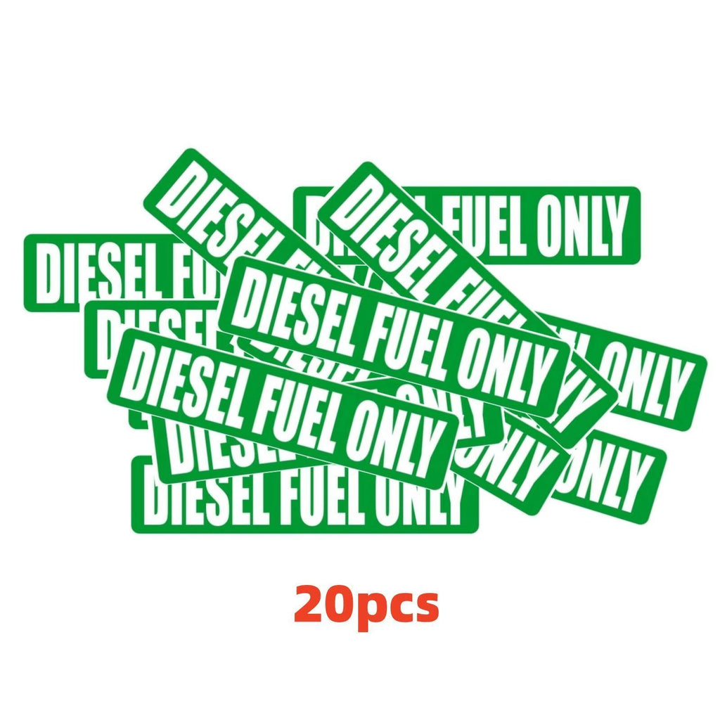 Diesel Fuel Only Vinyl Decal for Truck Gasoline Fuel 20X