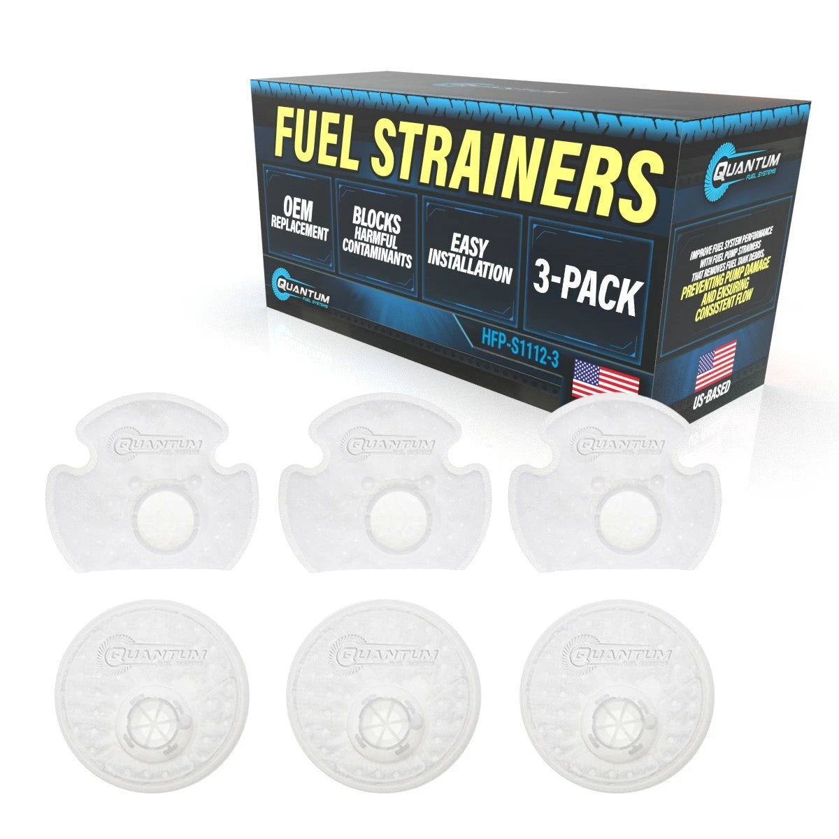 Qfs Fuel Pump Filter Strainers [6] 2008-18 Sea Doo