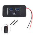 Qc Panel Mount Cars Dustproof Car Fast Charger Dustproof Fast Charging