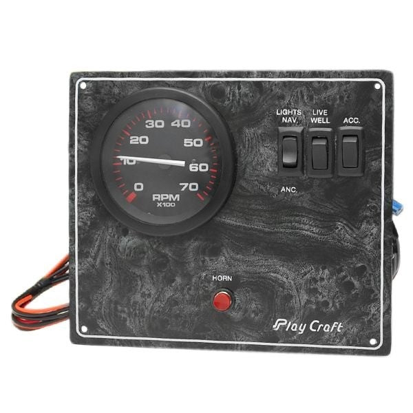 Gauge Switch Panel PlayCraft Pontoon Boat