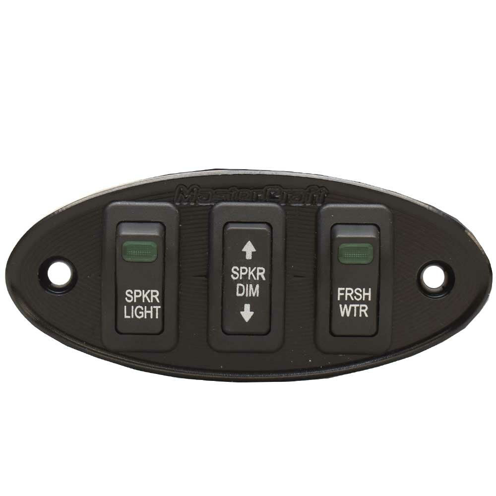 MasterCraft Light Switch Panel X26 Black by MasterCraft