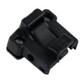 High Quality Glass Lock Buckles Locks Hardware 2pcs Lock Glass Black