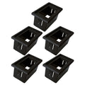 5pcs Rocker Switch Panel Kit Black