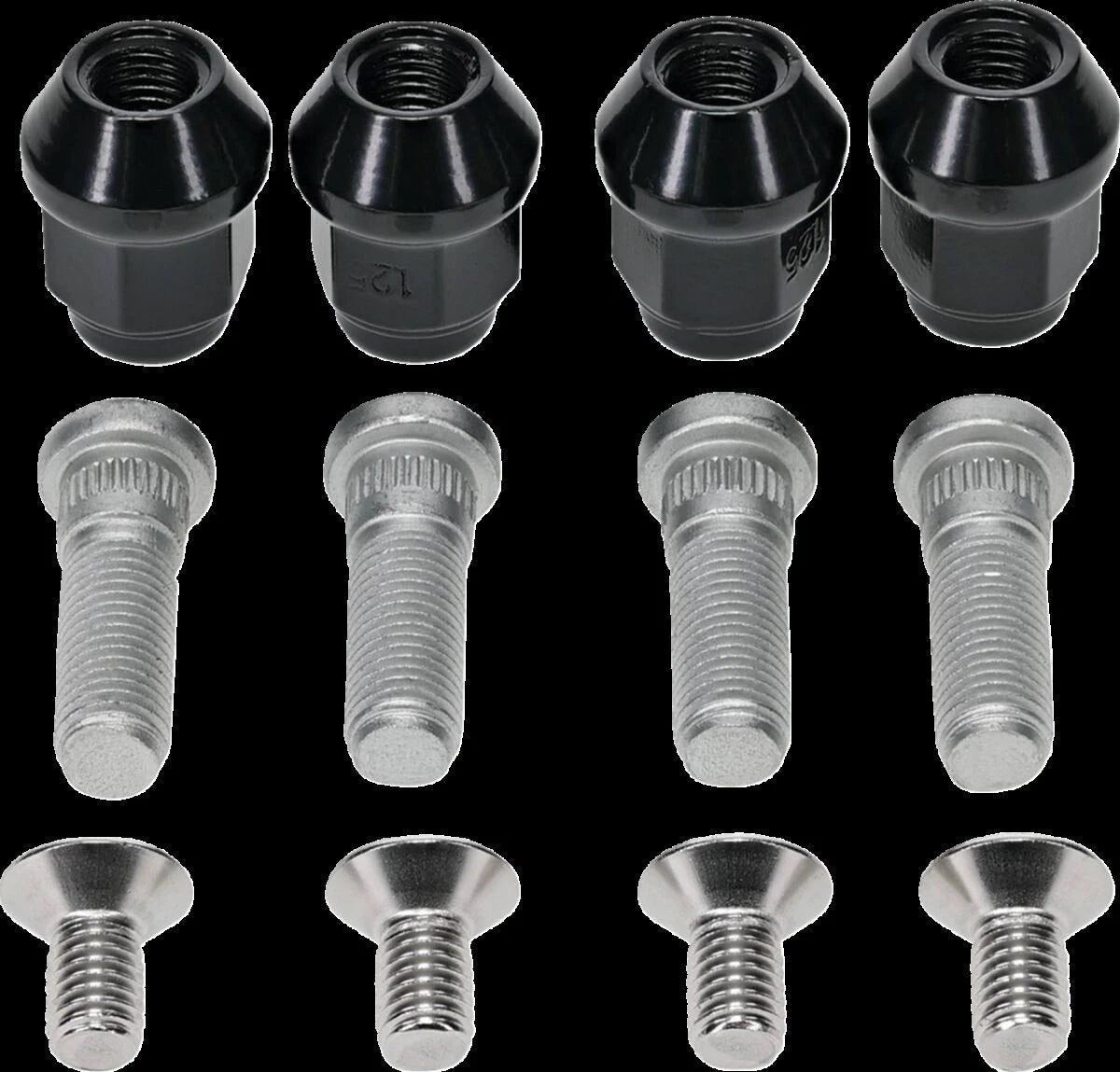 Front Or Rear Wheel Stud/nut Kit For Can Am (Brp) Renegade 1000 Efi