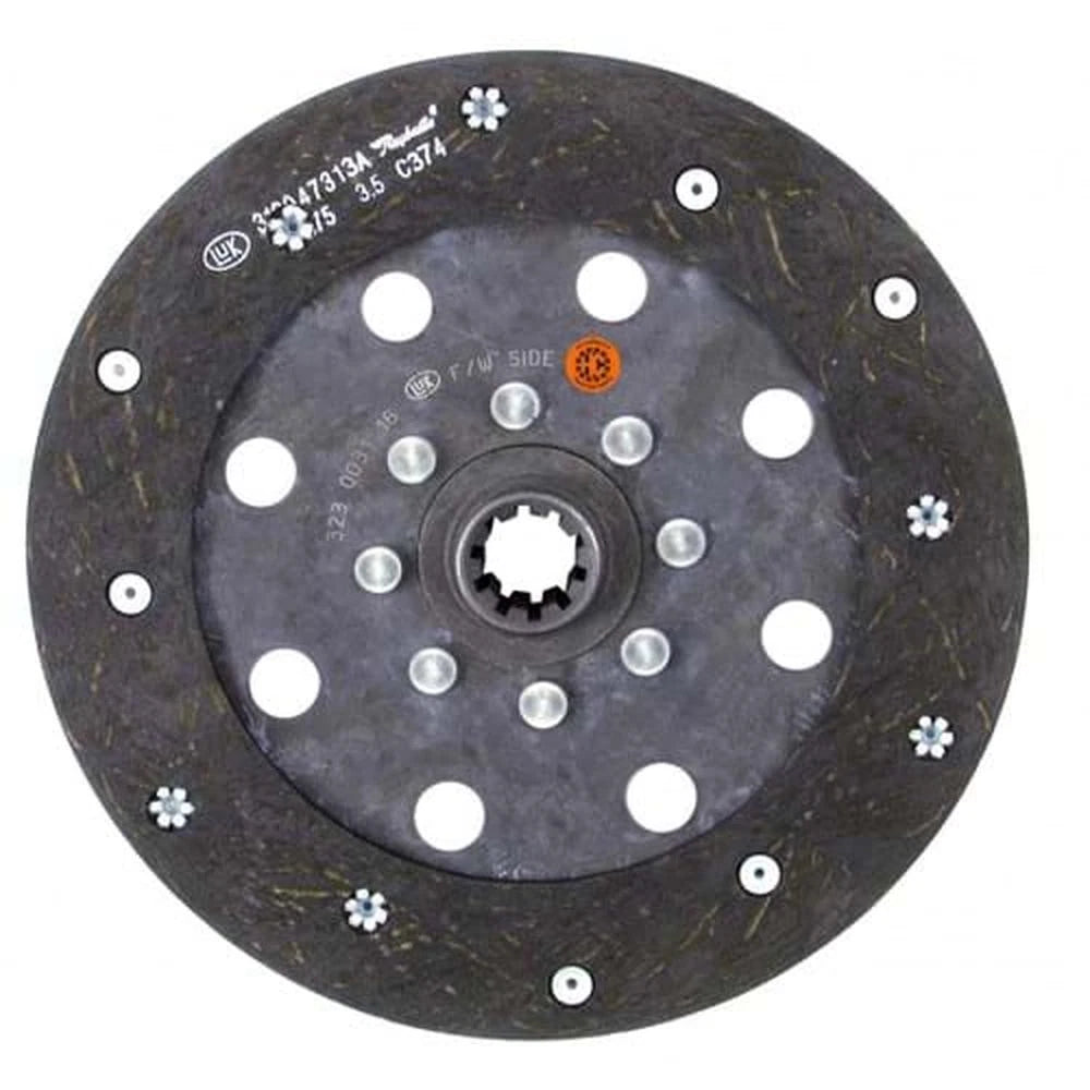 D4378789n 9" Pto Disc, Woven, W/ 1" 10 Spline Hub - Fits Deutz