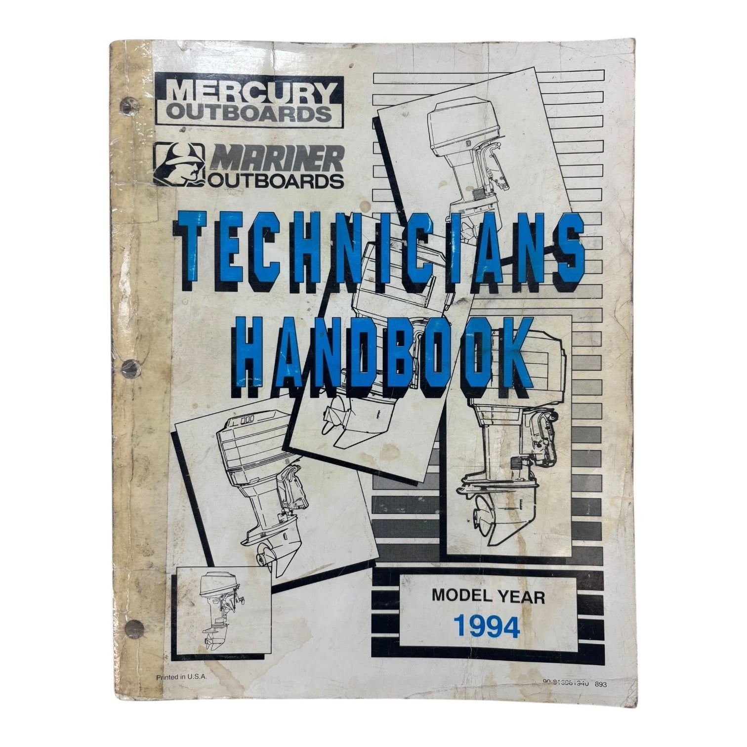 Mercury Mariner Outboards 90-816981940, Technicians Handbook Model