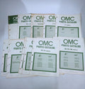 Omc Outboard Marine 1981 Final Edition Parts Catalog 16 Book Set