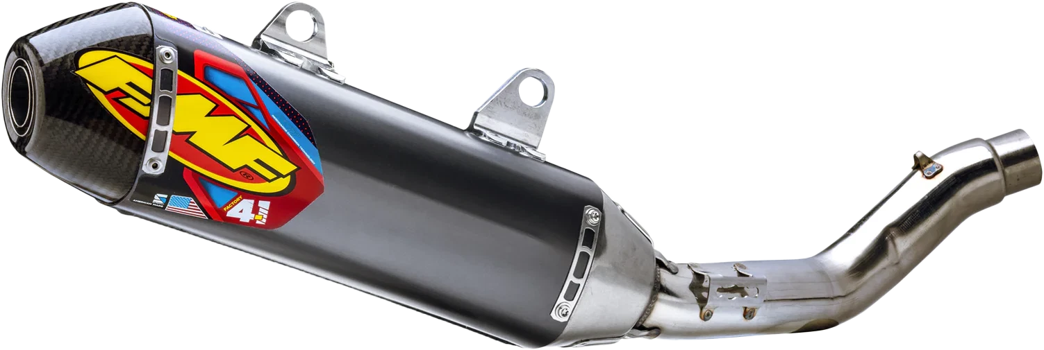 Fmf 4.1 Rct Aluminum Stainless Steel Slip-on Exhaust For Offroad Bikes