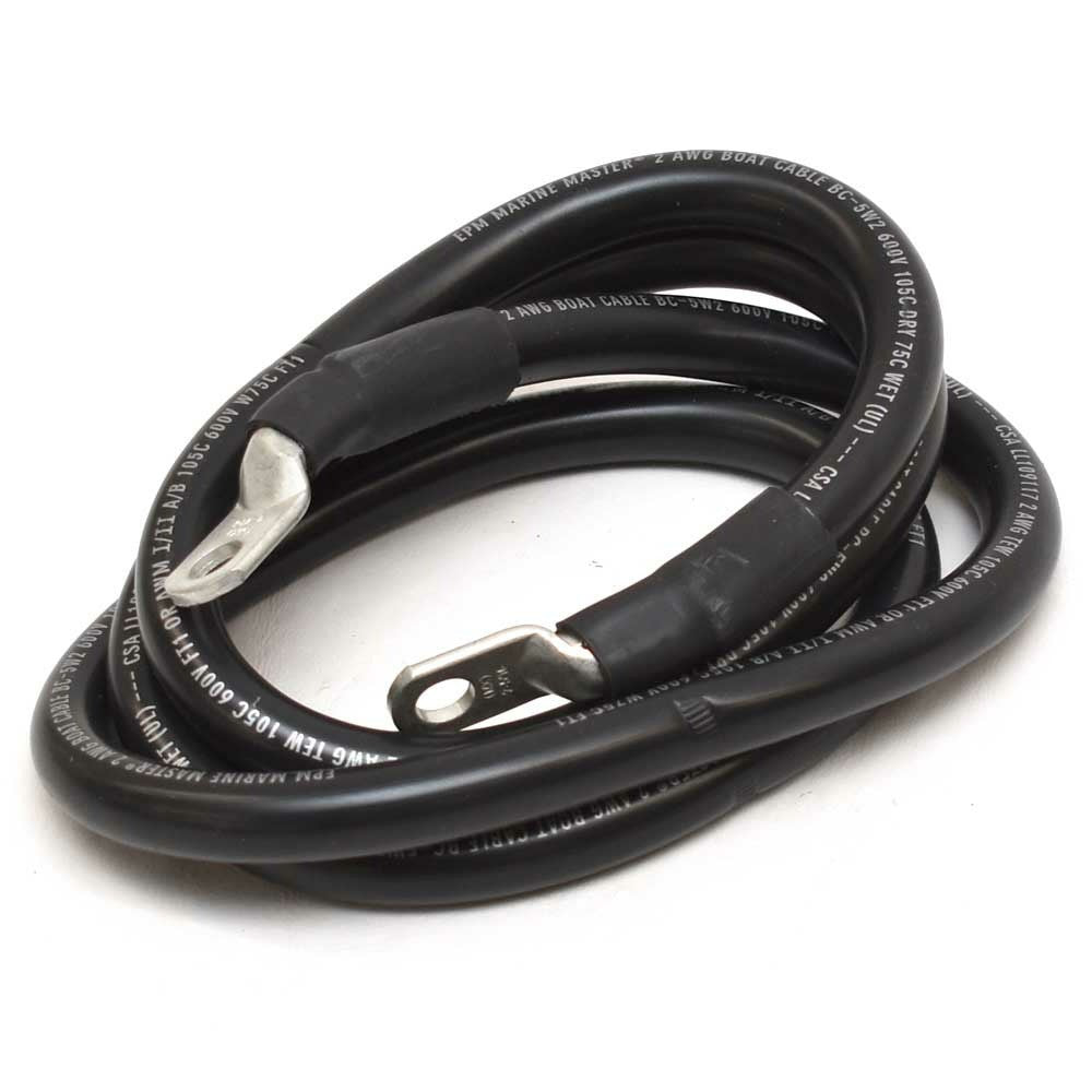Battery Cable Camco 2 AWG 4 Foot Black by Camco