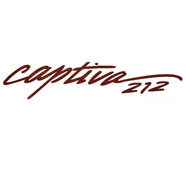 Rinker Boat Decal Captiva Burgundy Vinyl by Rinker