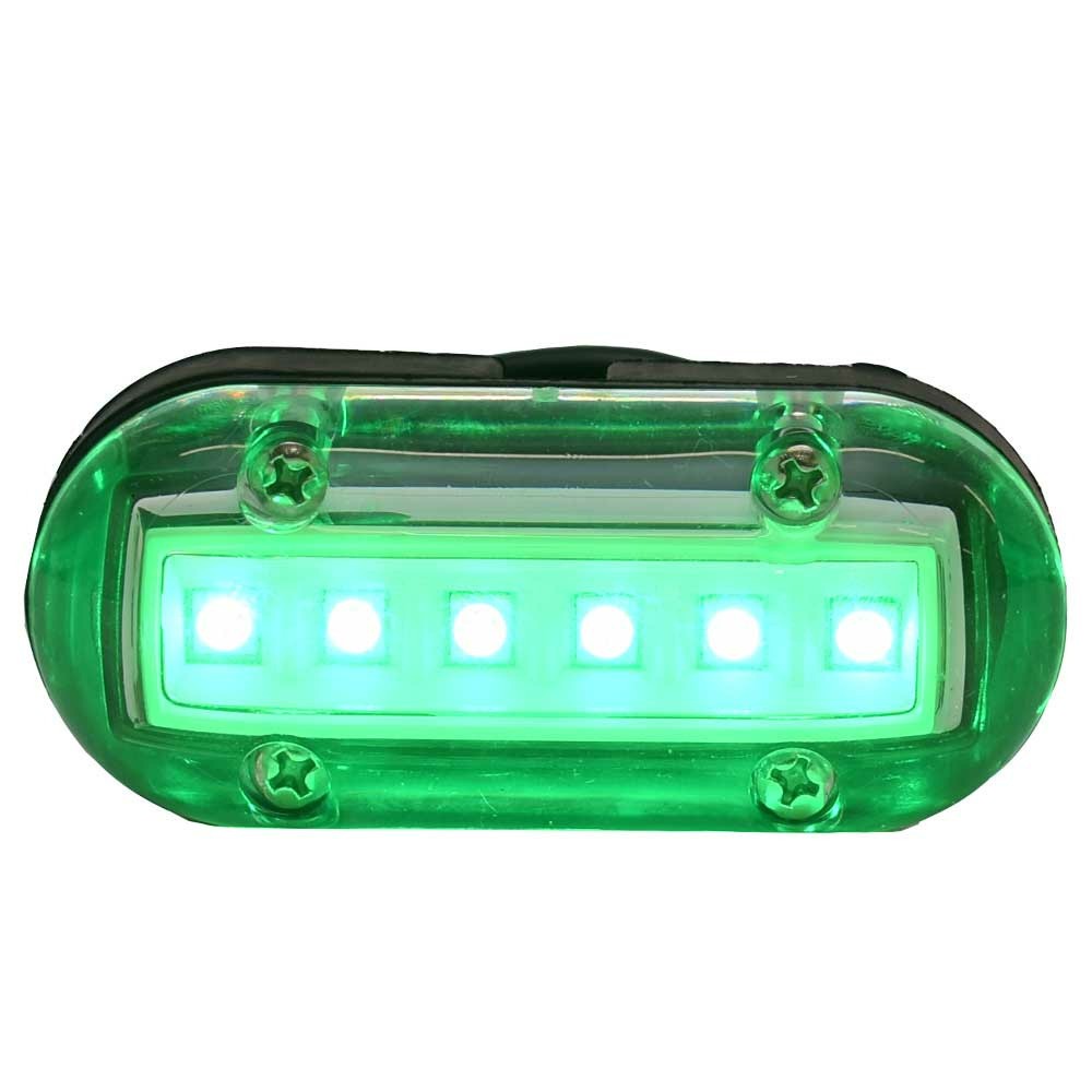 TH Marine Boat LED Underwater Light 51868-DP Green 12 Volt by TH Marine